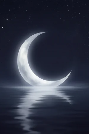 The Silver Moon oracle card
