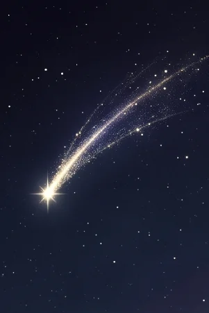 The Falling Star oracle card