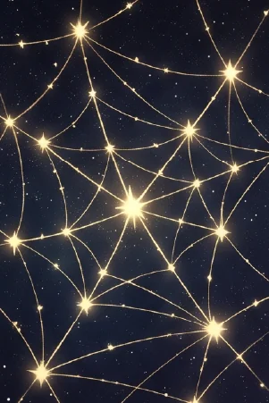 The Cosmic Web oracle card