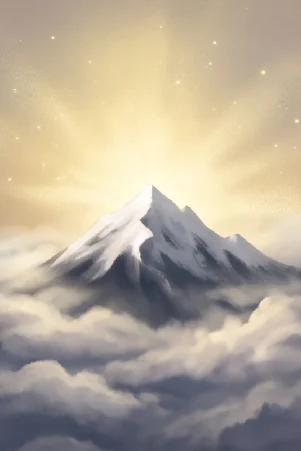 The Mountain Peak oracle card