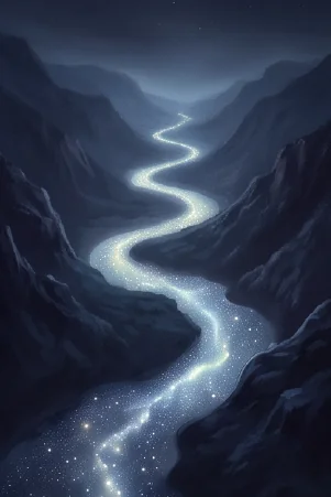 The Flowing River oracle card