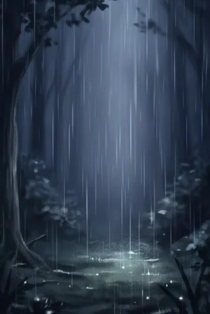 The Gentle Rain oracle card