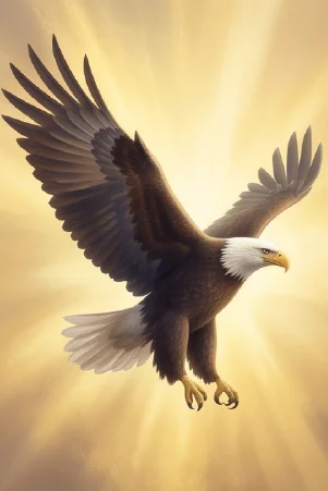 The Soaring Eagle oracle card