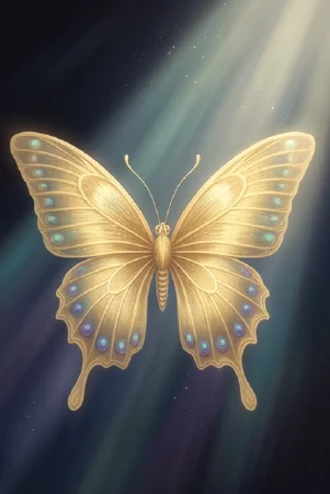 The Butterfly oracle card