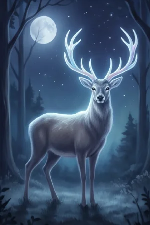 The Deer oracle card