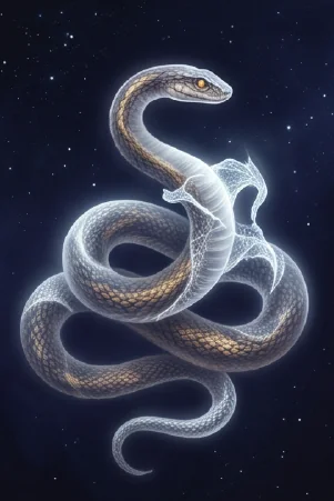 The Serpent oracle card