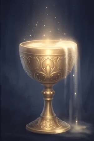 The Golden Chalice oracle card