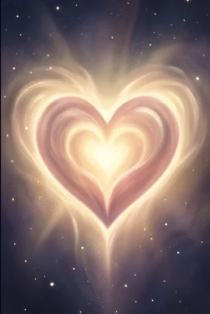 The Open Heart oracle card